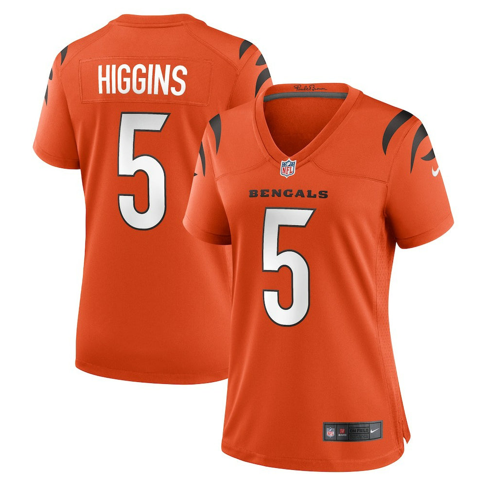 Tee Higgins Cincinnati Bengals Women's Alternate Game Jersey - Orange - Nike