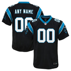 Carolina Panthers Youth Custom Game Jersey - Black - Nike