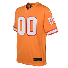 Tampa Bay Buccaneers Youth Custom Throwback Game Jersey - Orange - Nike