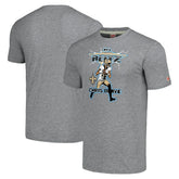 Chris Olave New Orleans Saints Homage Unisex NFL Blitz Player Tri-Blend T-Shirt - Gray - NFL