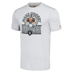 Maxx Crosby Las Vegas Raiders Homage Unisex Caricature Player Tri-Blend T-Shirt - Ash - NFL