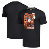 Chad Johnson Cincinnati Bengals Homage Unisex Caricature Retired Player Tri-Blend T-Shirt - Charcoal - NFL
