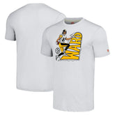 Hines Ward Pittsburgh Steelers Homage Unisex Caricature Retired Player Tri-Blend T-Shirt - Ash - NFL