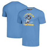 LaDainian Tomlinson Los Angeles Chargers Homage Unisex Unisex Caricature Retired Player Tri-Blend T-Shirt - Powder Blue - NFL