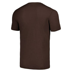Joe Thomas Cleveland Browns Homage Unisex Caricature Retired Player Tri-Blend T-Shirt - Brown - NFL