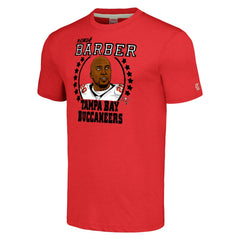 Ronde Barber Tampa Bay Buccaneers Homage Unisex Caricature Retired Player Tri-Blend T-Shirt - Red - NFL