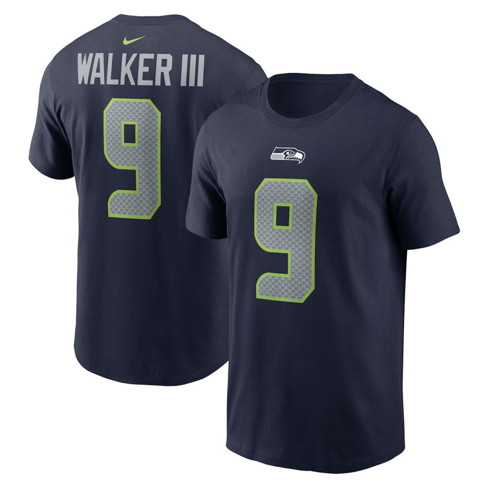 Kenneth Walker III Seattle Seahawks Player Name & Number T-Shirt - College Navy - Nike