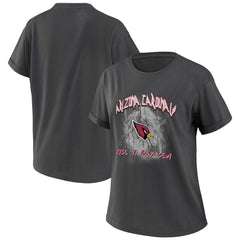 Arizona Cardinals WEAR by Erin Andrews Women's Boyfriend T-Shirt - Charcoal - NFL