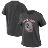 Atlanta Falcons WEAR by Erin Andrews Women's Boyfriend T-Shirt - Charcoal - NFL