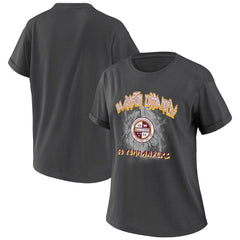 Washington Commanders WEAR by Erin Andrews Women's Boyfriend T-Shirt - Charcoal - NFL