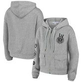 Las Vegas Raiders WEAR by Erin Andrews Women's Full-Zip Hoodie - Heather Gray - NFL