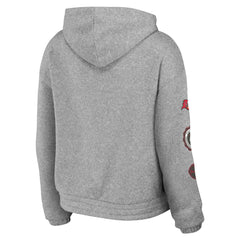 Tampa Bay Buccaneers WEAR by Erin Andrews Women's Full-Zip Hoodie - Heather Gray - NFL