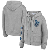 Tennessee Titans WEAR by Erin Andrews Women's Full-Zip Hoodie - Heather Gray - NFL