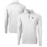 New York Yankees Cutter & Buck Adapt Eco Knit Stretch Recycled Quarter-Zip Pullover Top Near Me