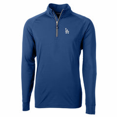 Los Angeles Dodgers Cutter & Buck Adapt Eco Knit Stretch Recycled Quarter-Zip Pullover Top Outlet