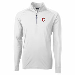 Cleveland Guardians Cutter & Buck Adapt Eco Knit Stretch Recycled Quarter-Zip Pullover Top Outlet
