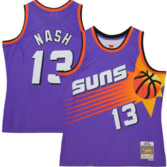 Mitchell & Ness Steve Nash Phoenix Suns Hardwood Classics 1996/97 Tropical Swingman Jersey Purple