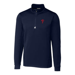 Philadelphia Phillies Cutter & Buck Traverse Stretch Quarter-Zip Pullover Top Near Me