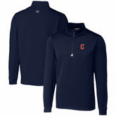 Cleveland Guardians Cutter & Buck Traverse Stretch Quarter-Zip Pullover Top Outlet