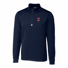 Cleveland Guardians Cutter & Buck Traverse Stretch Quarter-Zip Pullover Top Outlet