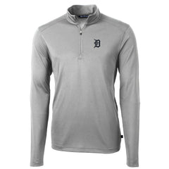 Detroit Tigers Cutter & Buck Virtue Eco Pique Recycled Quarter-Zip Pullover Top Online