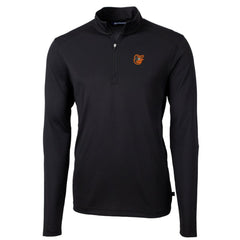 Baltimore Orioles Cutter & Buck Virtue Eco Pique Recycled Quarter-Zip Pullover Top Outlet