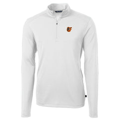 Baltimore Orioles Cutter & Buck Virtue Eco Pique Recycled Quarter-Zip Pullover Top Online