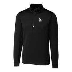 Los Angeles Dodgers Cutter & Buck Big & Tall Traverse Stretch Quarter-Zip Pullover Top for sale