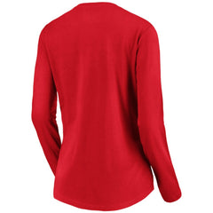 St. Louis Cardinals Women's Team Long Sleeve V-Neck T-Shirt Outlet