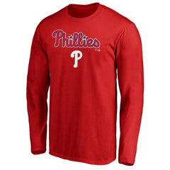 Philadelphia Phillies Team Lockup Long Sleeve T-Shirt - for sale