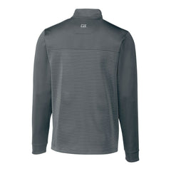 Cincinnati Bengals Cutter & Buck Traverse Stripe Stretch Quarter-Zip Pullover Top - Gray - NFL