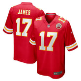 Richie James Kansas City Chiefs Game Jersey - Red - Nike