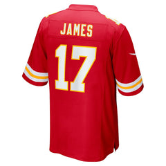 Richie James Kansas City Chiefs Game Jersey - Red - Nike