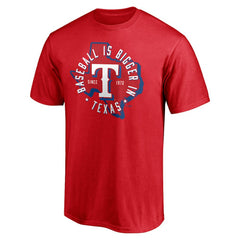 Texas Rangers Hometown Collection Baseball Is Bigger In Texas T-Shirt Discount