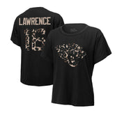 Trevor Lawrence Jacksonville Jaguars Majestic Threads Women's Leopard Player Name & Number T-Shirt - Black - NFL