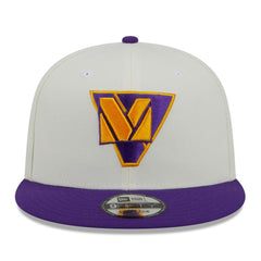 Minnesota Vikings New Era City Originals 9FIFTY Snapback Hat - Cream/Purple - NFL