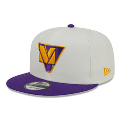 Minnesota Vikings New Era City Originals 9FIFTY Snapback Hat - Cream/Purple - NFL
