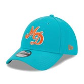 Miami Dolphins New Era City Originals 39THIRTY Flex Hat - Aqua - NFL