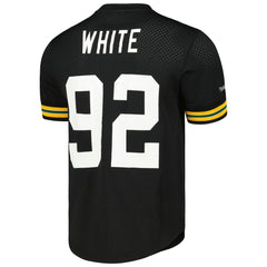 Reggie White Green Bay Packers Retired Player Name and Number Mesh Top - Black - Mitchell & Ness