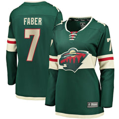 Brock Faber Minnesota Wild Fanatics Women's Home Breakaway Player Jersey - Green | Fanatics on sale