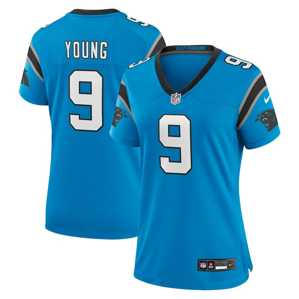 Bryce Young Carolina Panthers Women's Player Jersey - Blue - Nike