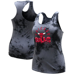 Chicago Bulls Stadium Essentials Women's Street Art Dark Crystal Washed Tank Top Charcoal