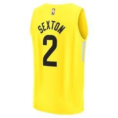 Fanatics Collin Sexton Utah Jazz Youth Fast Break Player Jersey Icon Edition Yellow
