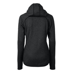 Detroit Lions Cutter & Buck Women's Helmet Logo Mainsail Sweater-Knit Full-Zip Hoodie - Charcoal - NFL