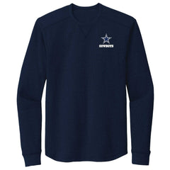 Dallas Cowboys Dunbrooke Cavalier Thermal Long Sleeve T-Shirt - Navy - NFL