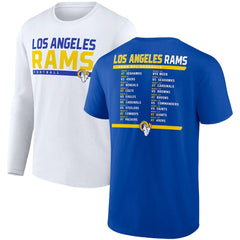 Los Angeles Rams Two-Pack 2023 Schedule T-Shirt Combo Set - Royal/White - Fanatics