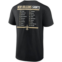 New Orleans Saints Two-Pack 2023 Schedule T-Shirt Combo Set - Black/White - Fanatics