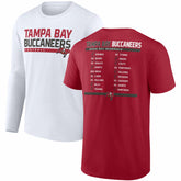 Tampa Bay Buccaneers Two-Pack 2023 Schedule T-Shirt Combo Set - Red/White - Fanatics