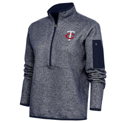 Minnesota Twins Antigua Women's Fortune Quarter-Zip Pullover Jacket Sale