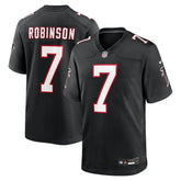 Bijan Robinson Atlanta Falcons Throwback Game Jersey - Black - Nike